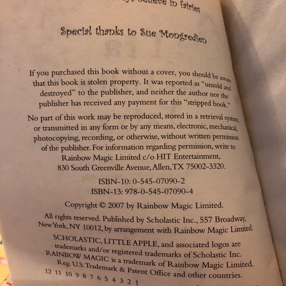 Rainbow Magic Fairy The Petal Fairies Collection 1-7 Scholastic - Picture 4 of 13